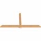 Ekena Millwork Eugene Smooth Timber Gable Bracket, Western Red Cedar, 108"W x 54"H x 3 1/2"D x 5 1/2"F, 12/12 Pitch GBW108X54X0406EUG00SWR - alternate 3